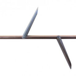 Spear Shaft 8.0cm x 160cm Stainless Steel Double Offset Floppers - Manny Sub
