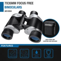 Binoculars 7x35 Focus Free Fixed Barska 4 AB10304 4 610x crop center