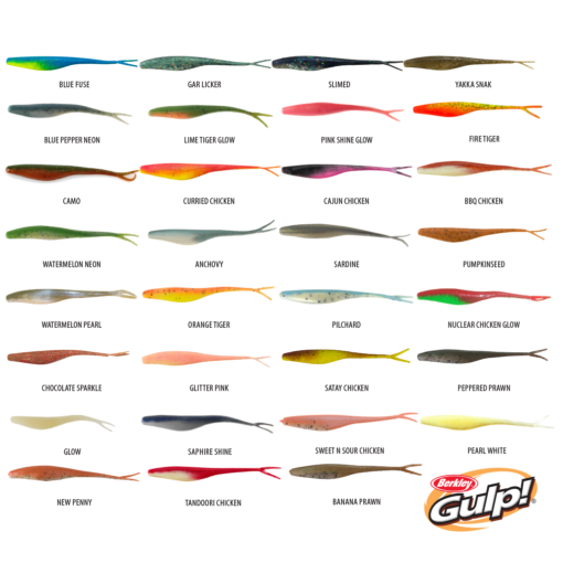 Berkley Gulp Jerk Shad 5in Nuclear Chicken