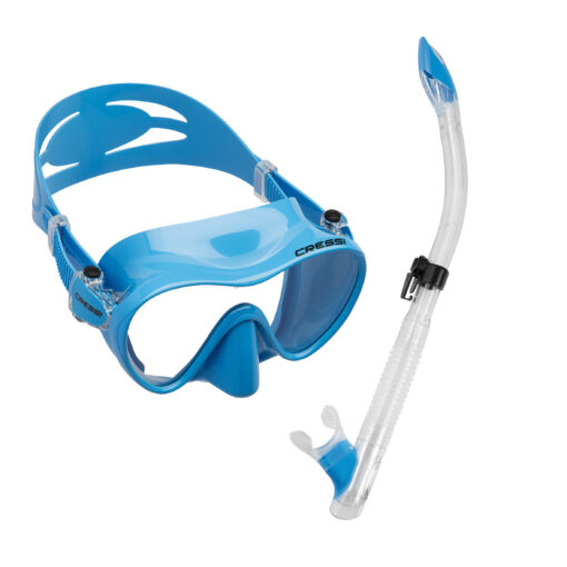 Mask and Snorkel Set F1/Tao Blue - Cressi