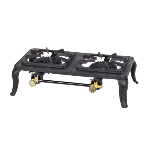 Stove Outdoor Cooker Double Cast Iron