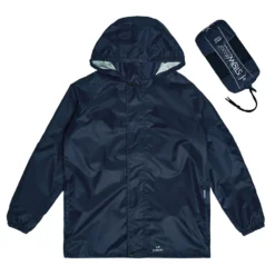 Raincoat Stowaway Kids 5000 Navy XS Rainbird