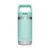 Yeti Rambler Bottle Jr 12oz Kids Seafoam V2 1 190299 Rambler Junior 12oz Bottle Website Assets Front Ablated Side Seafoam 1680x1024 v2 1606197689485