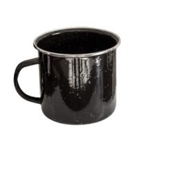 Mug Enamel 8 cm Black Speckle Wildtrak