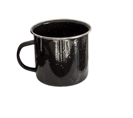 Mug Enamel 8 cm Black Speckle Wildtrak