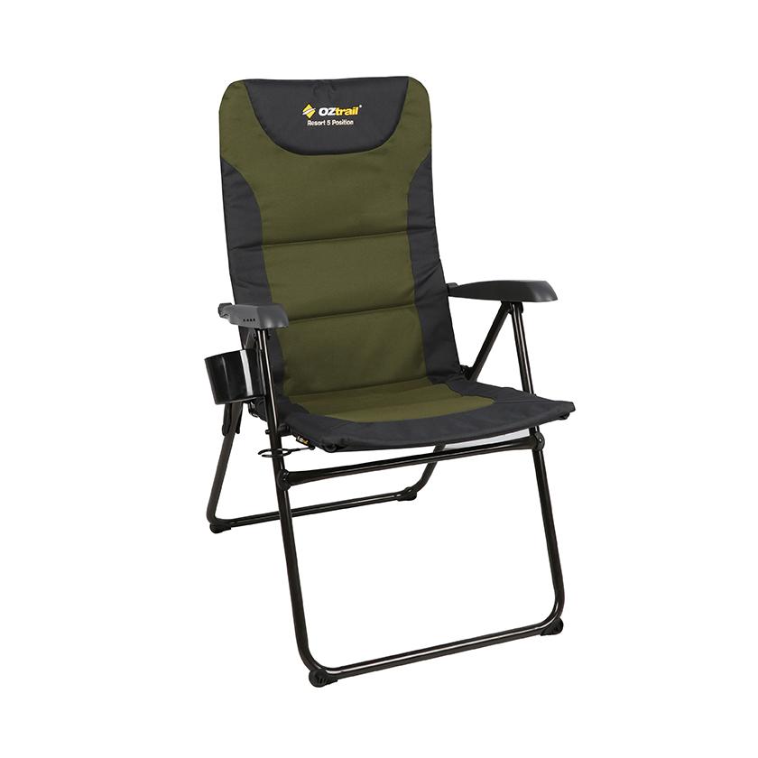 Chair Resort 5 Position Navy - Oztrail