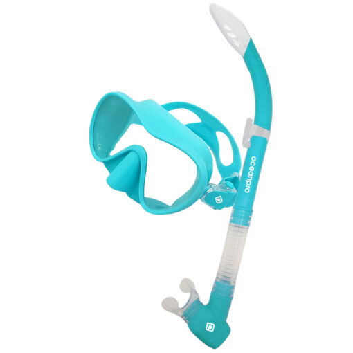 Mask and Snorkel Set Oberon Teal - Oceanpro