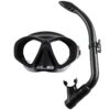 Mask and Snorkel Set Phantom Youth Black - Ocean Hunter 2 Phantom Youth MS