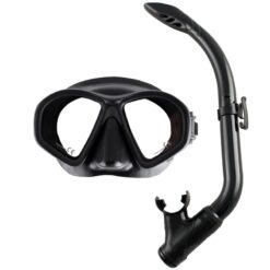 Mask and Snorkel Set Phantom Youth Black - Ocean Hunter