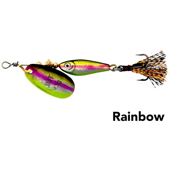 Lure Spinmax 9.3g Rainbow - Black Magic - Down South Camping