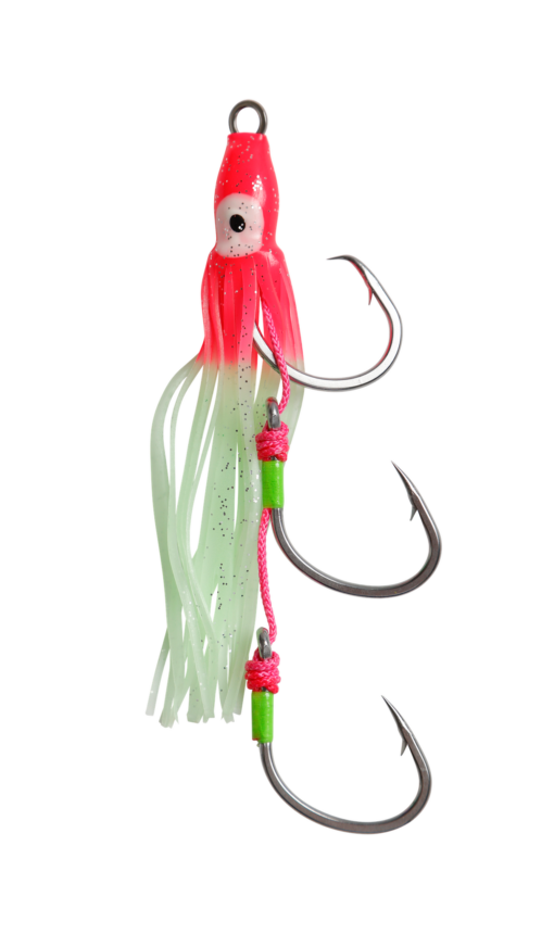 Bottom Meat Assist 5/0 Pink Head White Glow - Vexed