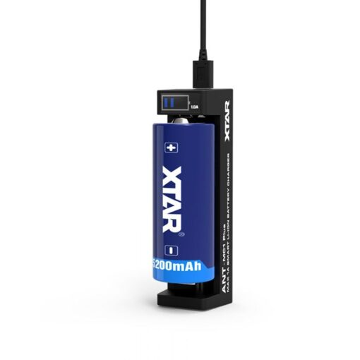 Battery & Charger Rechargeable MC1 18650 Xtar