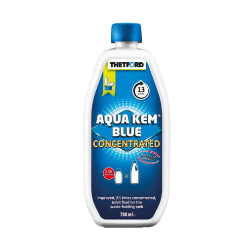 Toilet Chemical 780ml Blue Concentrate Aqua Kem Blue - Thetfords