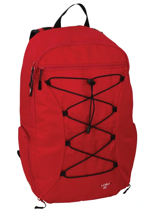 Backpack Lobo Red 30lt Black wolf