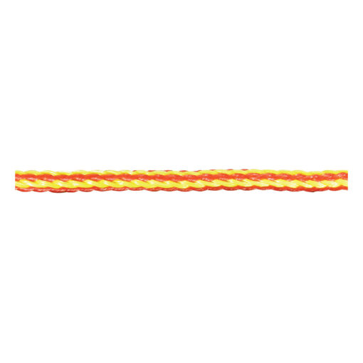 Rope Ski Red-Yellow 6mm Per Mtr Hollow Braid