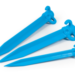 Tent Peg Sand 300mm Plastic Blue Elephant