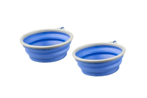Dog Bowls Collapsible 1.1L Pair - Kings