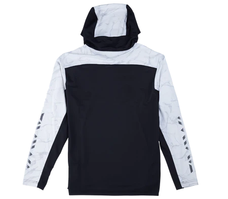Hoodie Long Sleeve Fishing Jersey Splash White XL - Daiwa