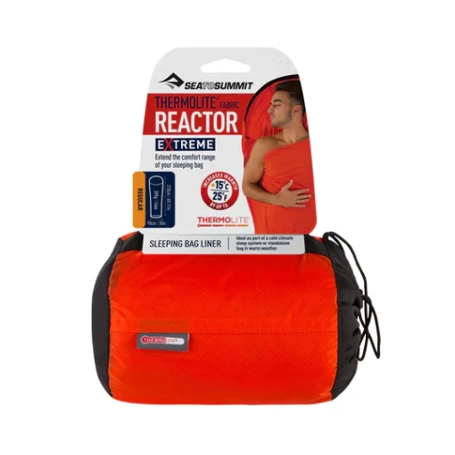 Sleeping Bag Liner Reactor Extreme Regular Thermolite Mummy - Sea To Summit