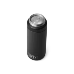 Yeti Rambler Colster Slim 250ml Black 6 Drinkware ColsterSlim 12oz Black Studio ThreeQuarter