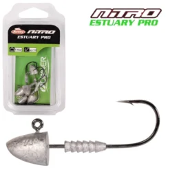Jigheads Nitro Elevator Heads 1oz 5/0 Lumo