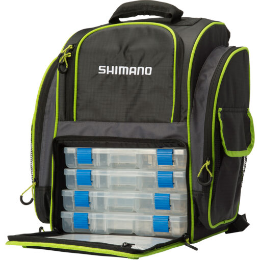 Backpack and Boxes Blue Green Luggage - Shimano