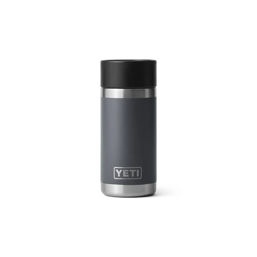 Yeti Rambler Bottle 12oz w- Hotshot Cap Charcoal