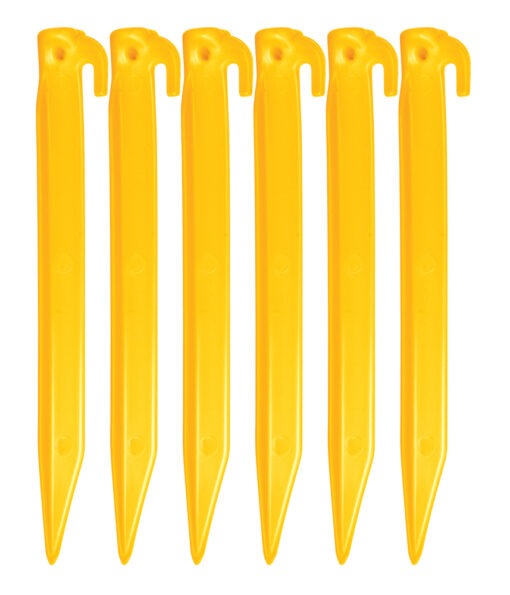 Tent Peg Sand 230mm Plastic 6 Pack