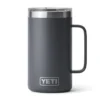Yeti Rambler Mug 24oz Charcoal 2 Yeti 24oz Rambler Mug Charcoal Front