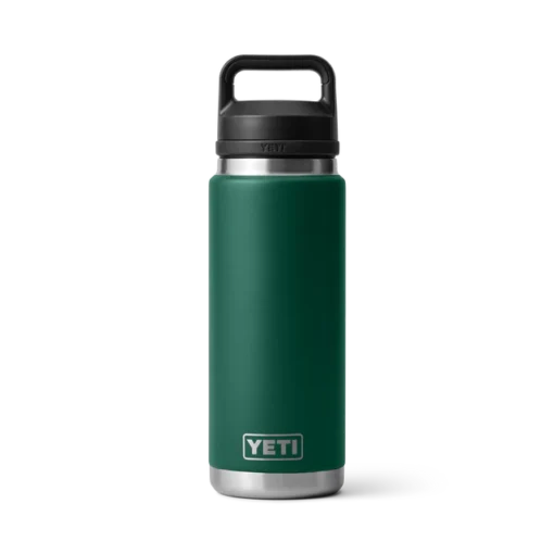 Yeti Rambler 26 oz Straw Black Forest Green
