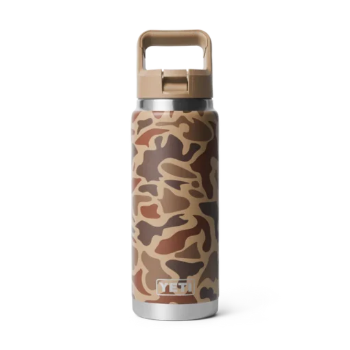 Yeti Rambler 26 oz Straw Wetlands Camo