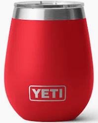 Yeti Rambler Wine Tumbler 10oz Rescue Red V2