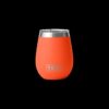 Yeti Rambler Wine Tumbler 10oz MS Papaya