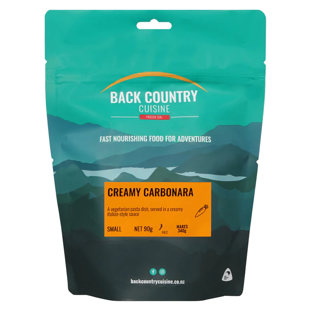 Back Country Vegetarian Carbonara 2 Back Country Vegetarian Carbonara