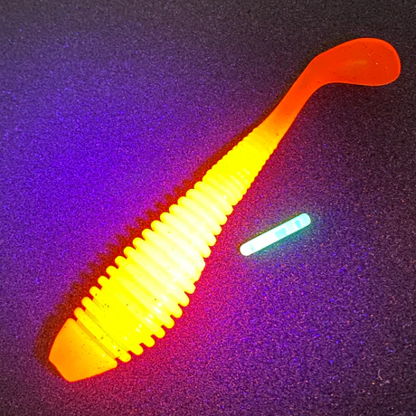 DEL Soft Plastic McPaddles 8.0 UV Sargent Glow Abrolhos 2 DEL Soft Plastic McPaddles 8.0 UV Sargent Glow Abrolhos