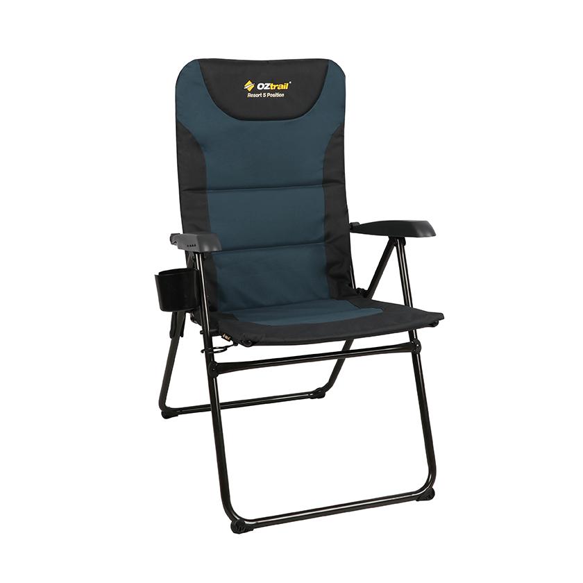 Chair Resort 5 Position Navy - Oztrail - Image 2