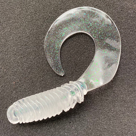 Soft Plastic Grubs 7 Cloudy White Glow Abrolhos 2 Soft Plastic Grubs 7 Cloudy White Glow Abrolhos