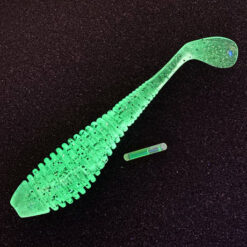 DEL Soft Plastic McPaddles 8.0 Pepper Glow Abrolhos