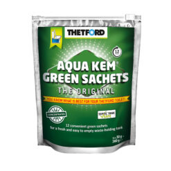 Toilet Chemical 12 Sachets Green Aqua Kem - Thetfords