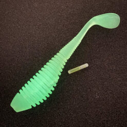 Soft Plastic McPaddles V2 6.5 Lumo UV Glow Abrolhos