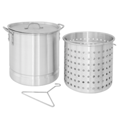 Aluminium Stockpot & Deep Basket - Campfire