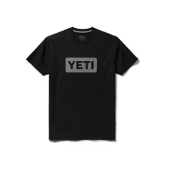 Yeti T-shirt Med Black Premium Short Sleeve