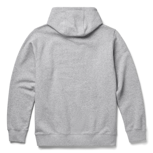 Yeti Pullover Hoodie L Grey Brushed Fleece - Image 4