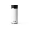Yeti Rambler Bottle 18oz w- Hotshot Cap White