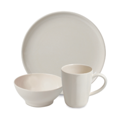 Dinner Set Bamboo Cream 12 Piece - Campfire