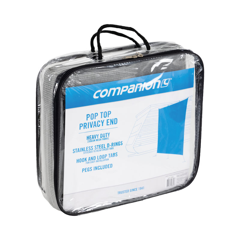 Privacy End Wall Pop Top - Companion 3 Privacy End Wall Pop Top - Companion