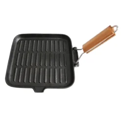 Griddle Cast Iron Square 24cm - Wildtrak
