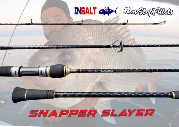 Rod Snapper Slayer 602 Spin PE 3 - Insalt 3 Rod Snapper Slayer 602 Spin PE 3 - Insalt