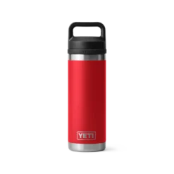 Yeti Rambler Bottle 18oz Chug Rescue Red