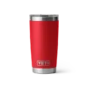 Yeti Rambler Tumbler 20oz Rescue Red 1 Red Front
